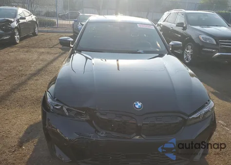 2025 BMW M340I из США, поврежденный, VIN 3MW59FT02S8F41423